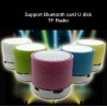 Mini enceinte Bluetooth - LED - carte TF - design fissuré