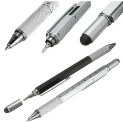 7 in 1 multifunction pen - ruler - screwdriver - spirit level - touch screen stylusPens & Pencils