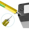 Stylo multifonction 7 en 1 - règle - tournevis - niveau à bulle - stylet pour écran tactile