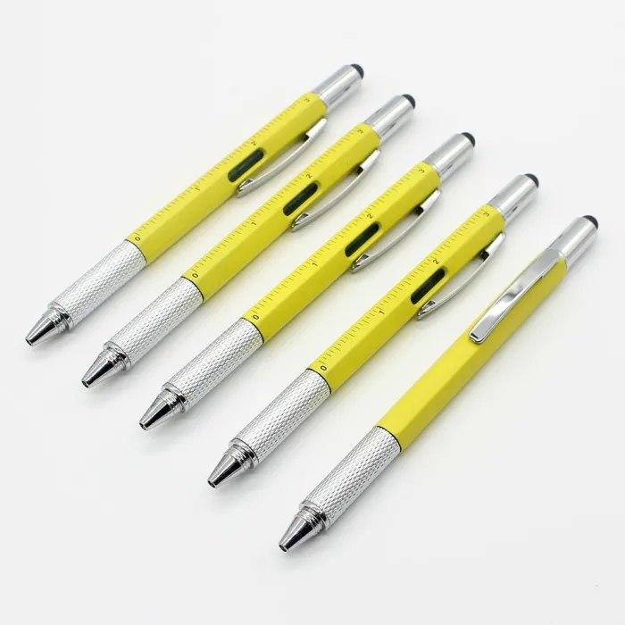 7 in 1 multifunction pen - ruler - screwdriver - spirit level - touch screen stylusPens & Pencils