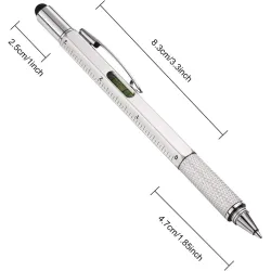 7 in 1 multifunction pen - ruler - screwdriver - spirit level - touch screen stylusPens & Pencils