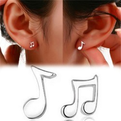 Notes de musique - boucles d'oreilles