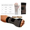 Professionele polsband - elastische handschoen - druk - pijnverlichting - kopervezelMassage