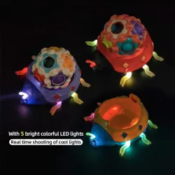 Lieveheersbeestje - magische massagekubus - sensorisch / ronddraaiend speelgoed - LEDFidget-spinner