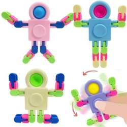 Robot spatial - fidget spinner - push-bulle - jouet anti-stress