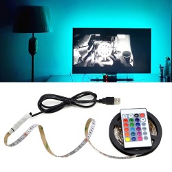 Barrette LED USB - Eclairage de fond TV - SMD 3528 - 5V - 50cm - 1m - 2m - 3m - 4m - 5m