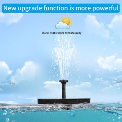 14W - fontaine de bassin flottante solaire - pompe à eau