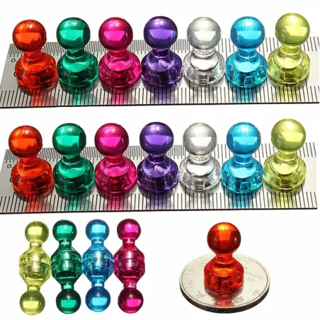Neodymium strong magnet - thumbtack - 14 piecesOffice