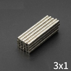 N35 - neodymium magneet - sterke minischijf - 3mm * 1mmN35