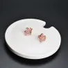 Oorbellen met diamanten vlinders - 925 sterling zilverOorbellen