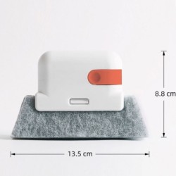 Outil de nettoyage de rainure 2 en 1 - brosse de nettoyage de cadre de fenêtre / porte - chiffon
