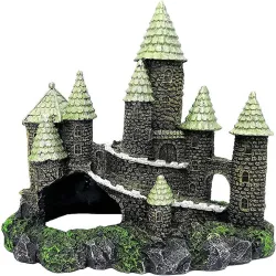 Château en résine - décoration aquarium