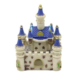 Mini wit-blauw kasteel - aquariumdecoratieDecoraties
