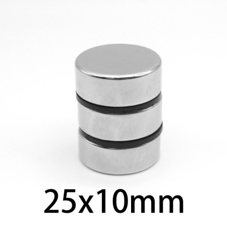 N35 - aimant néodyme - disque puissant - 25mm * 10mm
