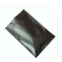 Matt black - aluminum foil bags - resealable - ziplock - 100 piecesStorage Bags