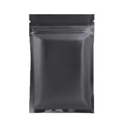 Matt black - aluminum foil bags - resealable - ziplock - 100 piecesStorage Bags