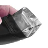 Matt black - aluminum foil bags - resealable - ziplock - 100 piecesStorage Bags
