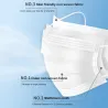 Beschermend gezicht/mondmasker - antibacterieel - wegwerpbaar - regenboogpatroon - 10 stuksMondmaskers