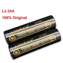 Originele batterij - 18650 - 3.7V 3400mAh - oplaadbaarBatterijen