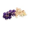 Glass purple grapes - crystal broochBrooches