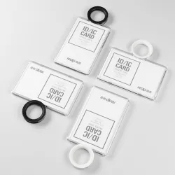 Transparent ID card holder - with lanyardAccess Control Cards