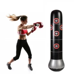 Sac de frappe gonflable - fitness / training - cible de boxe