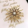Retro brooch - sun with crystalsBrooches