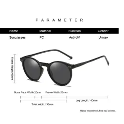 Lunettes de soleil polarisées - oeil de chat - unisexe