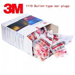 3M 1110 - anti-bruit - bouchons d'oreille insonorisés - avec ligne