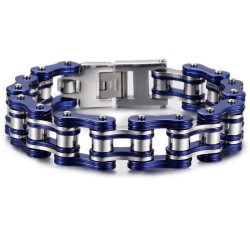 Maillon de chaîne de moto - bracelet en acier inoxydable