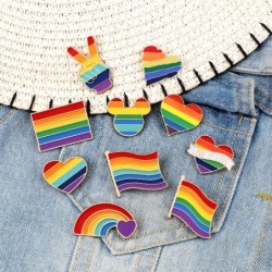 LGBT / regenboog design speld - brocheHeren sierraden