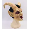 Lucifer met hoorns - Halloween latex gezichtsmaskerMaskers