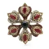 Grote acryl bloem - vintage brocheBroches