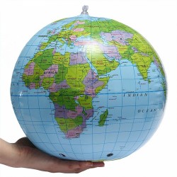 Globe terrestre gonflable - boule - 40cm
