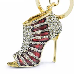Chaussure à talon haut en cristal - porte-clés