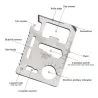 Couteau de survie multifonction 11 en 1 - forme carte de crédit
