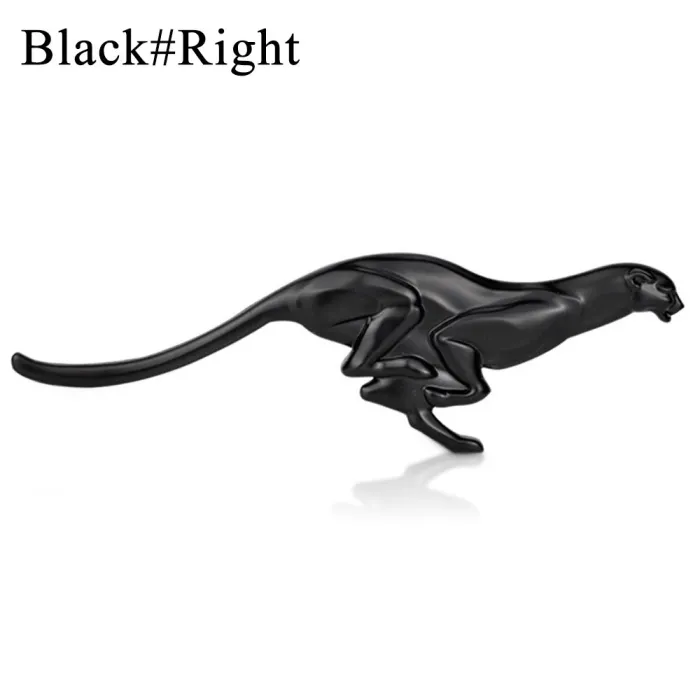 Metal leopard - emblem - car stickerStickers
