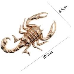 Metalen schorpioen - embleem - autostickerStickers