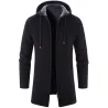 Elegante warme pullover - lange sweater met capuchonJassen