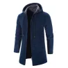Elegante warme pullover - lange sweater met capuchonJassen