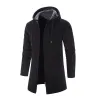 Elegante warme pullover - lange sweater met capuchonJassen