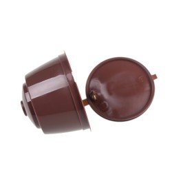 Capsules de café en plastique - rechargeables - pour Dolce Gusto - 3 pièces