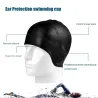 Siliconen badmuts - oren / lang haar bescherming - waterdichtZwemmen
