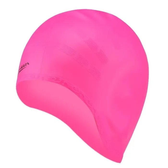 Bonnet de bain silicone - protection oreilles / cheveux longs - étanche