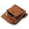 Vintage lederen portemonnee - kaart- / munthouder - grote capaciteitPortemonnee