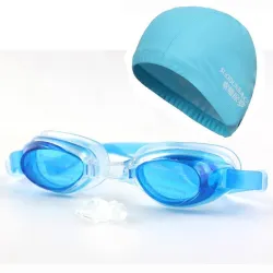 Bonnet de bain imperméable - lunettes - ensemble