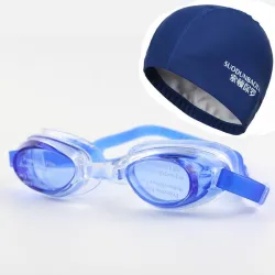 Bonnet de bain imperméable - lunettes - ensemble