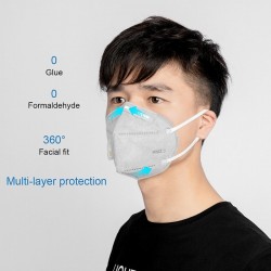 KN95 - PM2.5 - beschermend mond/gezichtsmasker - met luchtventiel - antibacterieel - anti coronavirusMondmaskers