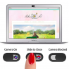 Cache caméra webcam pour ordinateur portable / smartphone - ultra fin
