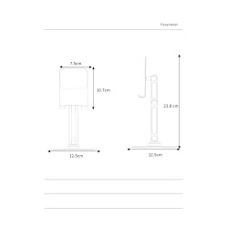 Phone / tablet holder - metal stand - rotatable - adjustableHolders
